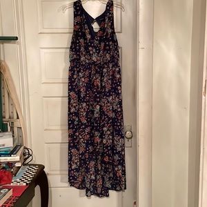 Torrid floral high-low dress